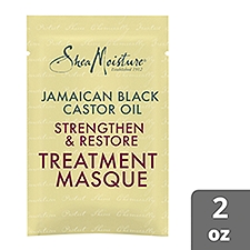 Shea Moisture Jamaican Black Castor Oil Strengthen & Restore, Treatment Masque, 2 Ounce