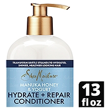 Shea Moisture Conditioner, Manuka Honey & Yogurt Hydrate + Repair, 13 Fluid ounce