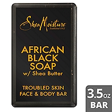 SheaMoisture African Black, Eczema Therapy Bar Soap, 5 Ounce