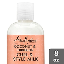 Shea Moisture Coconut & Hibiscus Curl & Style Milk, 8 fl oz, 8 Fluid ounce