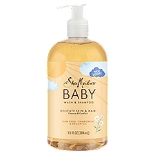 Shea Moisture Baby Wash & Shampoo, Raw Shea Chamomile & Argan Oil w/ Frankincense & Myrrh, 12 Fluid ounce