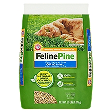 Arm & Hammer Feline Pine 100% Natural Pine Original Non-Clumping Litter, 20 lbs