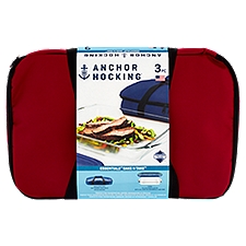 Anchor Hocking Essentials 3 Qt/L Insulated Food Carrier, 1 Each
