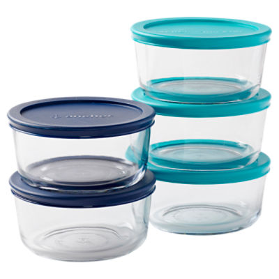 Anchor Hocking Meal Prep Glass Storage, 10 count