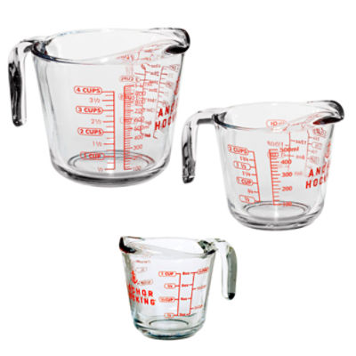 Anchor Hocking 3pc Measuring Cup Value Pack