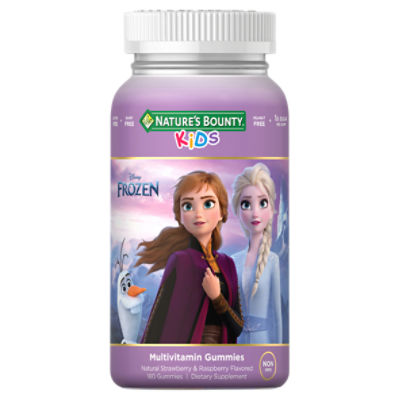 Nature's Bounty Kids Disney Frozen Multivitamin Gummies Dietary Supplement, 180 count, 180 Each