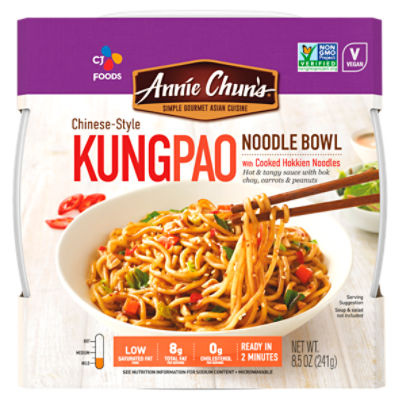 Annie Chun's Chinese-Style Kung Pao Noodle Bowl, 8.5 oz, 9.1 Ounce