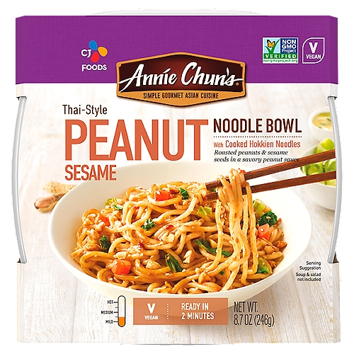 Annie Chun's Thai-Style Peanut Sesame Noodle Bowl, 8.7 oz