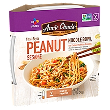 Annie Chun's Thai-Style Peanut Sesame, Noodle Bowl, 9.1 Ounce