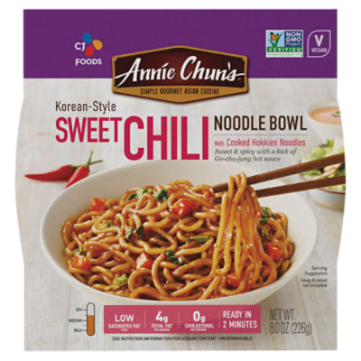 Annie Chun's Korean-Style Sweet Chili Noodle Bowl, 8.0 oz, 8.4 Ounce