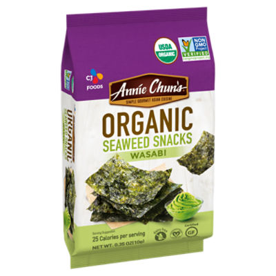 Annie Chun's Organic Wasabi Seaweed Snacks, 0.35 oz