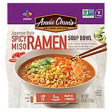 Annie Chun's Japanese-Style Spicy Miso Ramen Soup Bowl, 5.4 oz, 5.4 Ounce