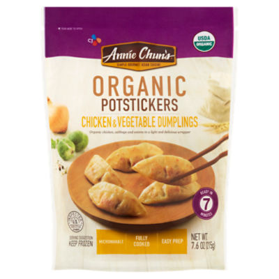 Annie Chun's Organic Potstickers Chicken & Vegetable, Dumplings