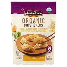 Annie Chun's Organic Potstickers Chicken & Vegetable, Dumplings, 7.6 Ounce
