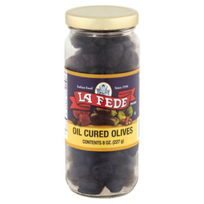 La Fede Oil Cured Olives, 8 oz