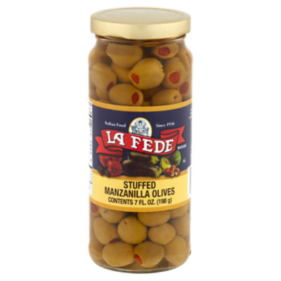 La Fede Stuffed Manzanilla Olives, 7 fl oz