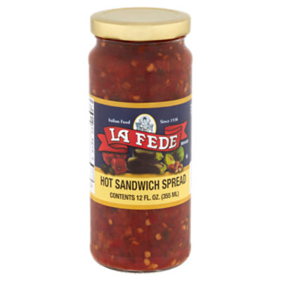 La Fede Hot Sandwich Spread, 12 fl oz