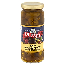 La Fede Sliced Jalapeño Peppers, 12 fl oz