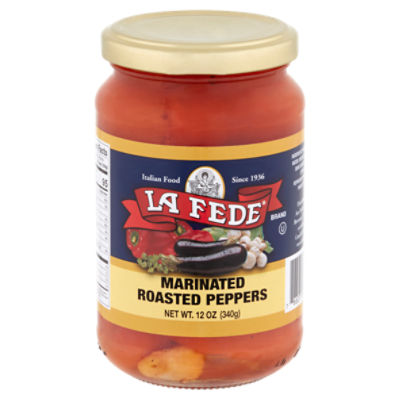 La Fede Marinated Roasted Peppers, 12 oz