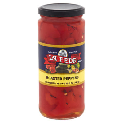 La Fede Roasted Peppers, 15.5 oz