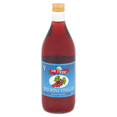La Fede Red Wine Vinegar, 34 fl oz Dearborn