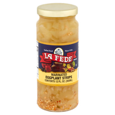 La Fede Marinated Eggplant Strips, 12 fl oz