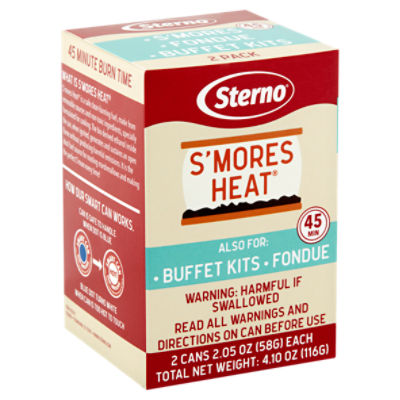Sterno S'mores Heat Fuel, 2.05 oz, 2 count