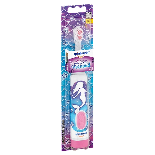 Spinbrush Mermaid Soft Powered Toothbrush