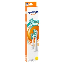 Spinbrush Pro Whiten Soft Bristles, Replacement Brush Heads, 2 Each