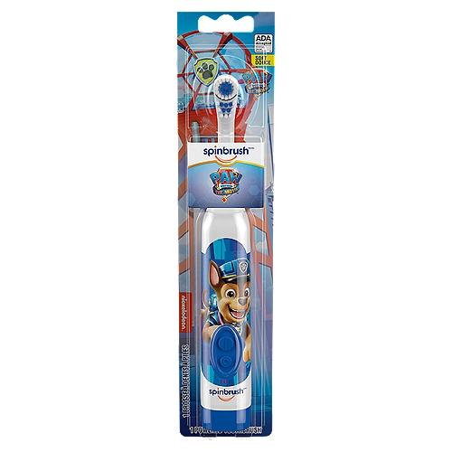 Arm & Hammer Kid's Spinbrush Paw Patrol Soft Powered Toothbrush