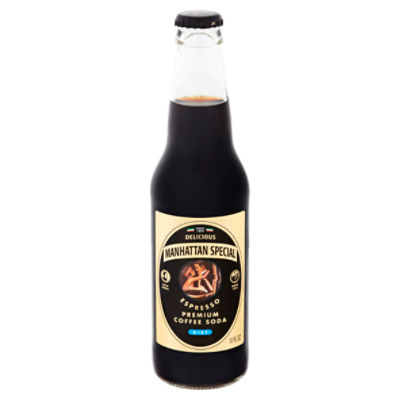 Manhattan Special Diet Espresso Premium Coffee Soda, 12 fl oz