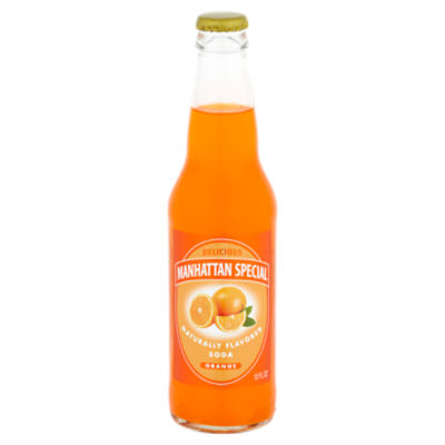 Manhattan Special Delicious Orange Soda, 12 fl oz