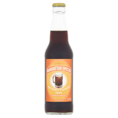 Manhattan Special Naturally Flavored Sarsaparilla Soda, 12 fl oz