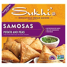 Sukhi's Potato and Peas Samosas, 10 oz