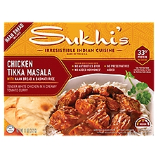 Sukhi's Chicken Tikka Masala with Naan Bread & Basmati Rice, 11 oz