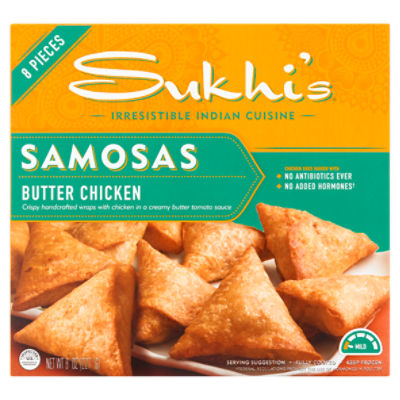 Sukhi's Butter Chicken Samosas, 8 count, 8 oz