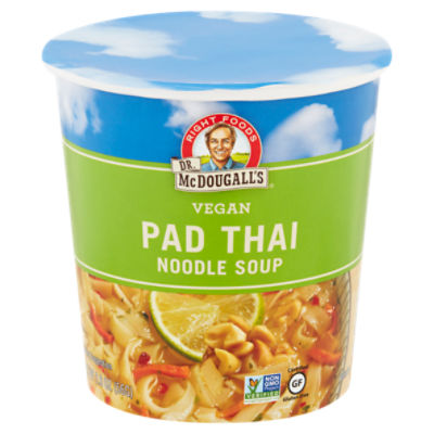 Dr. McDougall's Right Foods Vegan Pad Thai Noodle Soup, 2.0 oz ShopRite