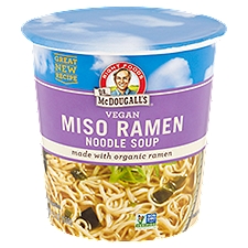 Dr. McDougall's Right Foods Vegan Miso Ramen Noodle Soup, 1.9 oz
