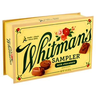 Whitman's Sampler Assortment Milk Chocolate, 22 count, 10 oz