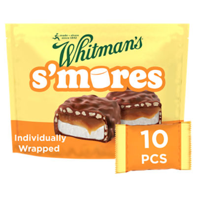 Whitman's Caramel Milk Chocolate S'mores, 10 count, 7.3 oz
