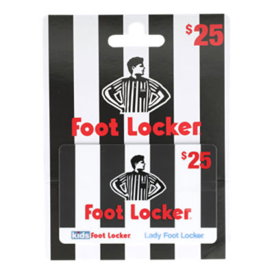 Foot Locker Gift Card - $25, 1 each, 1 Each