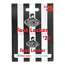 Foot Locker Gift Card - $25, 1 each, 1 Each