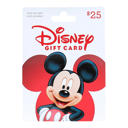 Disney $25 Gift Card  , 1 each