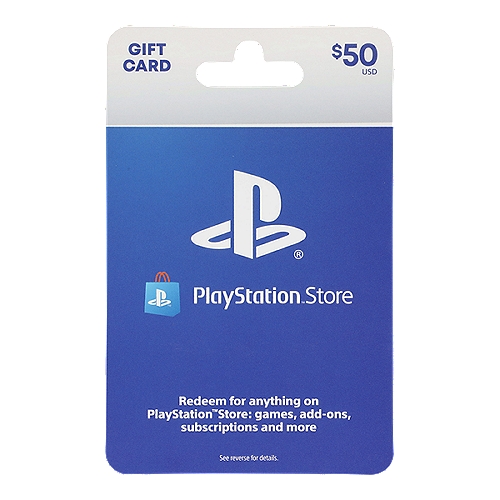 Sony Playstation $50 Gift Card