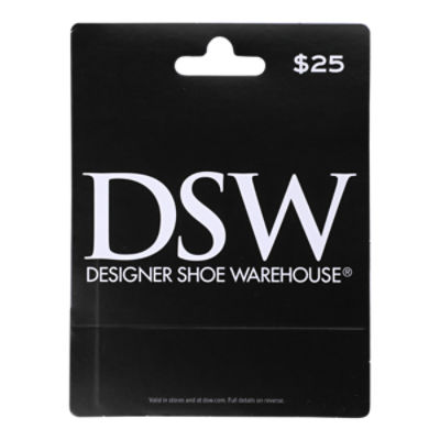 Dsw $25 Gift Card, 1 each