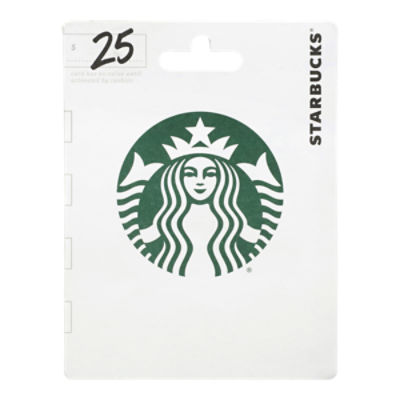 Starbucks $25 Gift Card, 1 each, 1 Each
