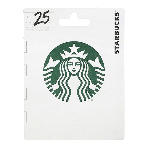 Starbucks $25 Gift Card, 1 each