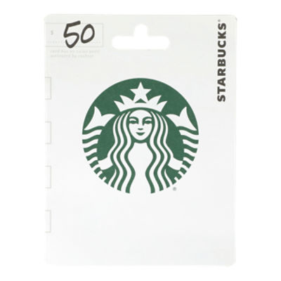 Starbucks $50 Gift Card, 1 each