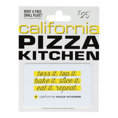 California Pizza Kitchen $25 Gift Card, 1 each