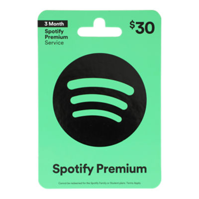 Spotify $30 Gift Card, 1 each - The Fresh Grocer